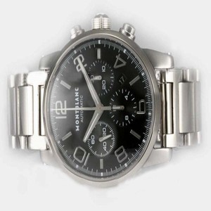 Montblanc Timewalker Chronograph 9668 Mens White Stainless Steel Strap 43mm Watch