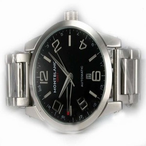 Montblanc Timewalker GMT 36064 43mm Automatic Black Dial Watch