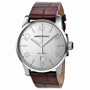Montblanc Timewalker Large Automatic Silver Dial Men's Watch 09675