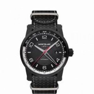 Montblanc Timewalker Urban Speed UTC E-Strap Black Dial Automatic Men's Watch 113828
