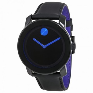 Movado Bold 42 mm Black Dial Unisex Watch 3600015