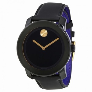 Movado Bold 42 mm Black TR90 Composite Men's Watch 3600046