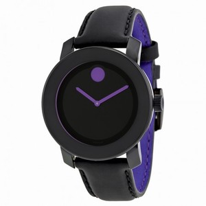 Movado Bold Black and Purple Unisex Watch 3600165