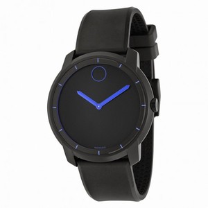 Movado Bold Black Dial Black Polyurethane Unisex Watch 3600191
