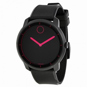 Movado Bold Black Dial Black Polyurethane Unisex Watch 3600192