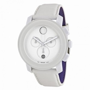 Movado Bold Chronograph All White Unisex Watch 3600025