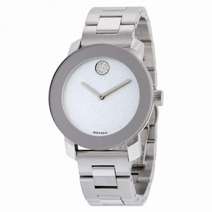 Movado Bold Silver Dial Stainless Steel LadiesWatch 3600334
