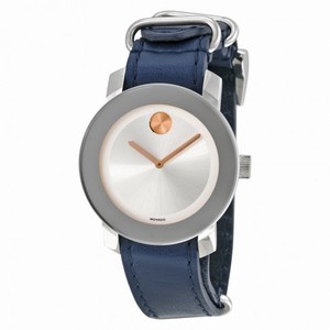 Movado Bold Silver-toned Sunray Dial Ladies Watch 3600362