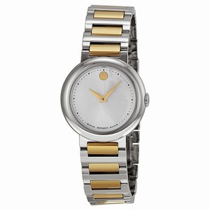 Movado Concerto Two-Tone Stainless Steel Ladies Watch 0606703