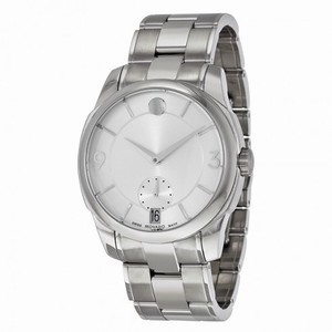 Movado LX Silver Dial Stainless Steel Men's Watch 0606627