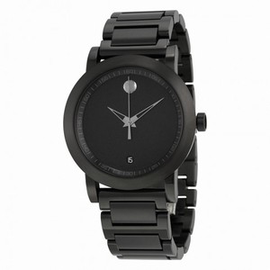 Movado Museum Sport Black Dial Black PVD Stainless Steel Men's Watch 0606615