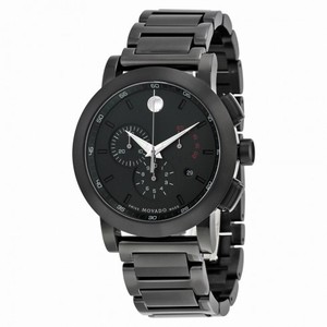 Movado Museum Sport Black Dial Men's Chronograph Watch 0607001