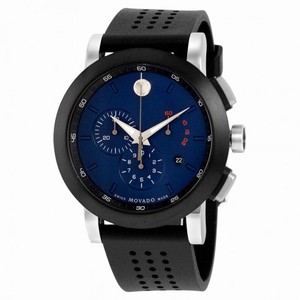 Movado Museum Sport Navy Blue Dial Men's Chronograph Watch 0607002