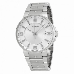 Movado SE Pilot Silver Dial Stainless Steel Men's Watch 0606762