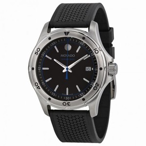 Movado Series 800 Black/Blue Dial Men's Watch 2600101