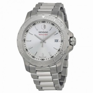 Movado Series 800 Silver Dial Stainless Steel Men's Watch 2600116