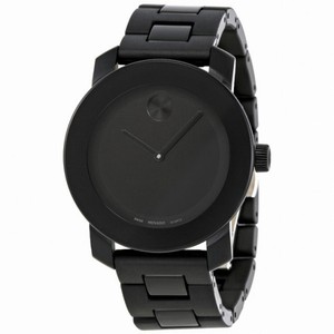 Movado Small Bold Black Dial Black Bracelet Quartz Ladies Watch 3600049