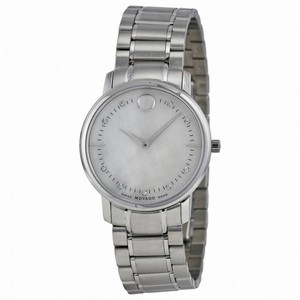 Movado TC Diamond Mother of Pearl Dial Stainless Steel Ladies Watch 0606691