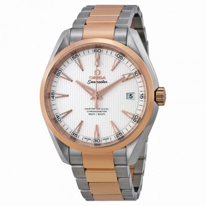Omega Aqua Terra  Automatic  Silver Dial Steel and 18kt Rose Gold Men's Watch 23120422102001