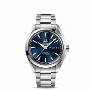Omega Aqua Terra Co-Axial Annual Calendar Blue Dial Men's Watch 231.10.43.22.03.002