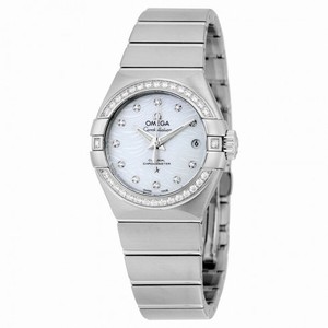 Omega Constellation Mother Of Pearl Dial Stainless Steel Automatic Ladies Watch 12315272055003
