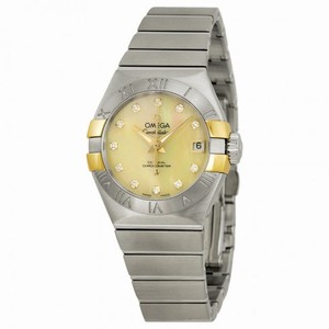Omega Constellation Automatic Mother of Pearl Dial Stainless Steel Ladies Watch 12320272057003