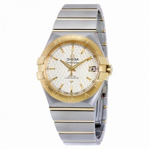 Omega Constellation Automatic Siver Dial Steel and 18kt Yellow Gold Men's Watch 12320352002006