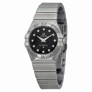 Omega Constellation Stainless Steel Ladies Watch 123.10.27.60.51.001