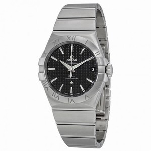 Omega Constellation Black Dial Stainless Steel Men's Watch 123.10.38.21.01.002