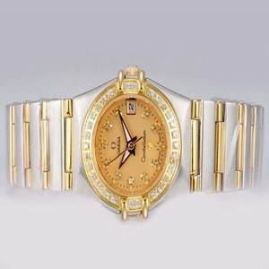 Omega Constellation Chronometer 1107.15.00 24mm Womens 18K Gold Case Watch