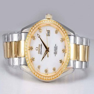 Omega Constellation Chronometer 123.25.35.20.52.002 Gold 18k Gold Strap White Dial 38mm Watch
