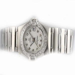 Omega Constellation Chronometer 1599.75.00 Quartz White Dial Round Watch