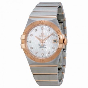 Omega Constellation Chronometer Automatic Silver Dial 18kt Gold and Stainless Steel Ladies Watch