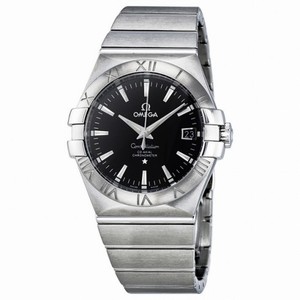 Omega Constellation Chronometer Black Dial Stainless Steel Ladies Watch 12310352001001
