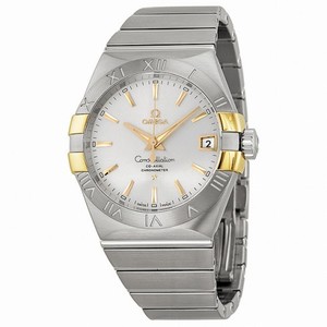 Omega Constellation Co-Axial Automatic Stainless Steel and Yellow Gold Men's Watch 123.20.38.21.02.005