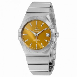 Omega Constellation Co-Axial Bronze Dial Stainless Steel Men's Watch 12310382110001