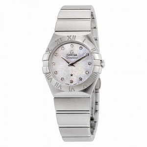 Omega Constellation MOP Dial Stainless Steel Ladies Watch 12310276055004