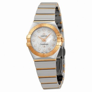 Omega Constellation Rose Gold Ladies Watch 12320246055003
