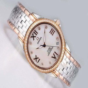 Omega De Ville Co-Axial Chronometer 431.50.41.21.02.001 Automatic Pink Dial Watch