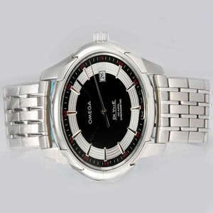Omega De Ville Hour Vision 431.30.41.21.01.001 41mm Stainless Steel Case Black Dial Watch