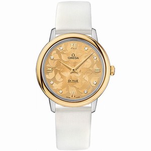 Omega De Ville Prestige Butterfly Champagne with Diamonds Dial Ladies Watch 424.22.33.60.58.001