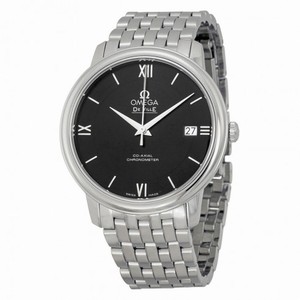 Omega De Ville Prestige Co-Axial Automatic Black Dial Stainless Steel Men's Watch 424.10.37.20.01.001