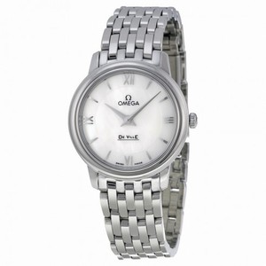 Omega De Ville Prestige Mother of Pearl Dial Stainless Steel Ladies Watch 424.10.27.60.05.001