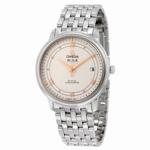 Omega De Ville Prestige Silver Dial Stainless Steel Automatic Men's Watch 424.10.37.20.02.002