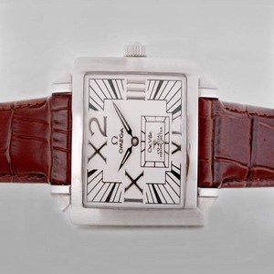 Omega De Ville X2 Big Date 7813.30.39 Stainless Steel Case White Dial Stainless Steel Bezel Watch