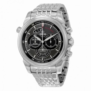 Omega DeVille Chronoscope Automatic Black Dial Stainless Steel Men's Watch 422.10.44.51.06.001