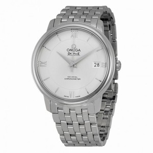Omega Prestige Co-Axial Automatic Silver Dial Stainless Steel Men's Watch 424.10.37.20.02.001