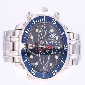 Omega Seamaster 300 M Chrono Diver 2594.52.00 Stainless Steel Bezel Midsize Watch