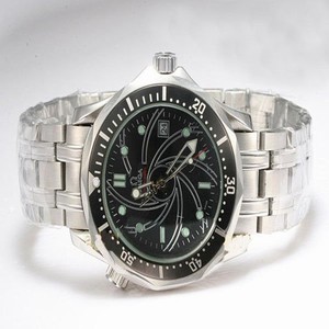 Omega Seamaster 300 M Diver Chronometer 2226.80.00 Midsize Round White Stainless Steel Strap Watch