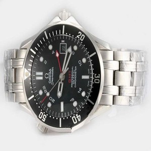 Omega Seamaster 300 M GMT 2234.50.00 Stainless Steel Case Black Dial Round Watch
